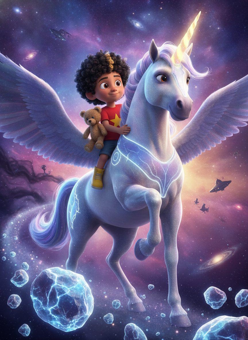Stardust the Lonely Warrior storybook cover.