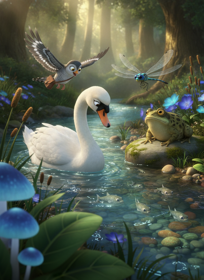 Serena and the Whispering River storybook cover.